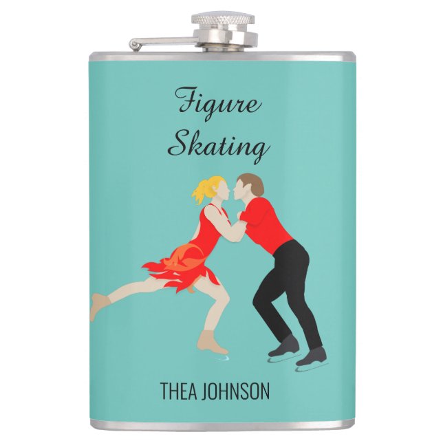 Figure Skating Flask (Front)