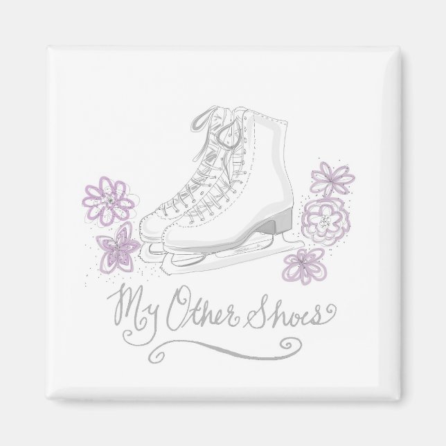 Figure Skating  Fridge Magnet (Front)