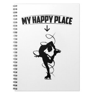 Figure skating gift ideas for figure skaters notebook