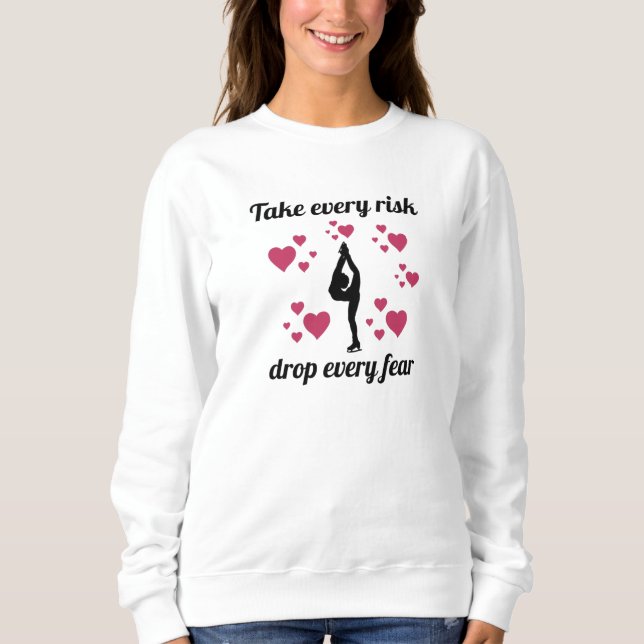 Figure Skating Gifts For Girls Ice Figure Skater Sweatshirt (Front)