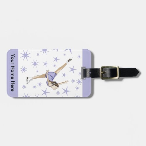 Figure Skating Giftware Luggage Tag