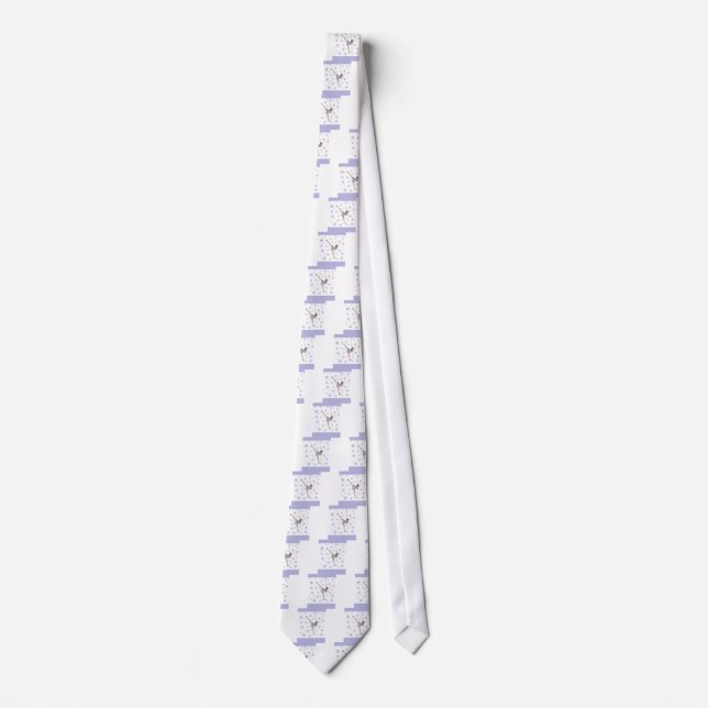 Figure Skating Giftware Neck Tie (Front)