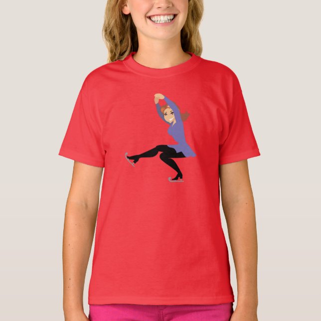 Figure Skating Girls T-Shirt (Front)
