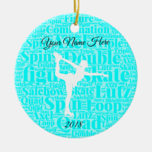 Figure Skating Ice Personalized Ornament
