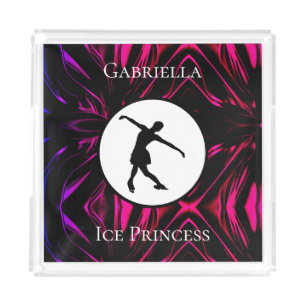 Figure Skating "Ice Princess" Personalized Acrylic Tray