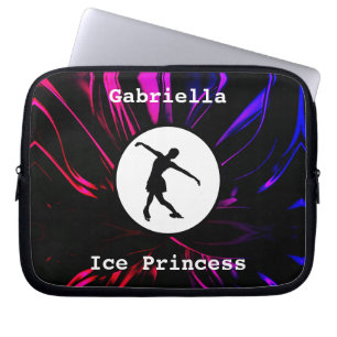 Figure Skating "Ice Princess" Personalized Laptop Sleeve