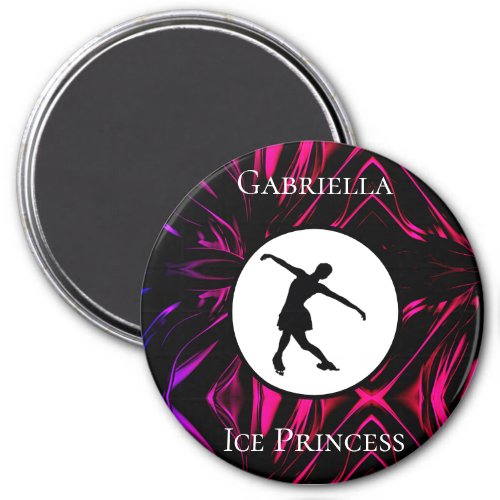 Figure Skating Ice Princess Personalized Magnet