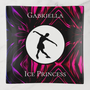 Figure Skating "Ice Princess" Personalized Trinket Tray