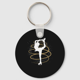 Figure Skating Ice Skate Figure Skating Girl Gift Keychain