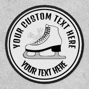 Figure Skating Ice Skating  Icon Custom Patch