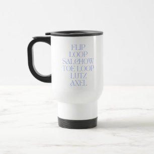 Figure Skating Jumps Travel Mug