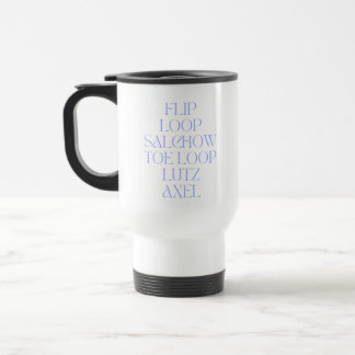Figure Skating Jumps Travel Mug