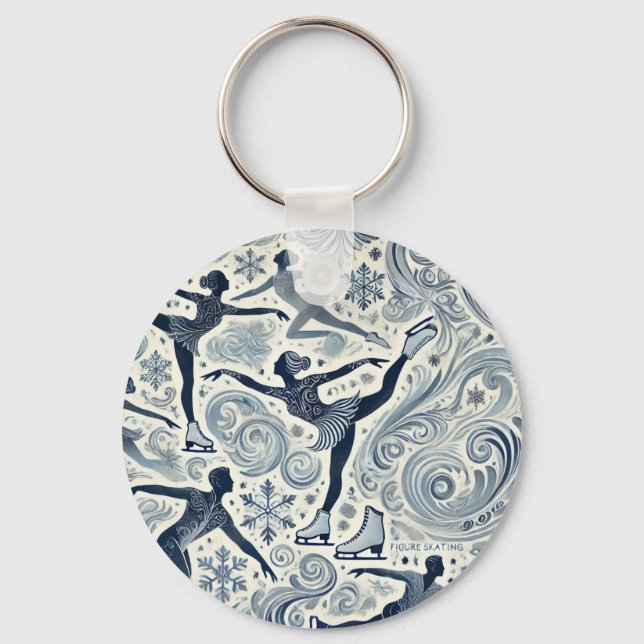 figure skating keychain (Front)