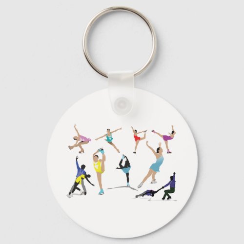 Figure Skating Keychain