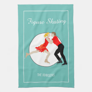 Figure Skating Kitchen Towel