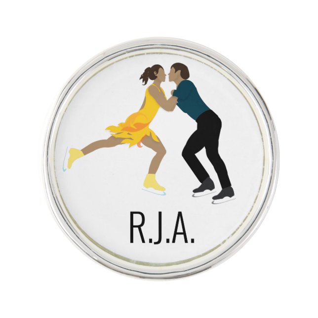Figure Skating Lapel Pin (Front)
