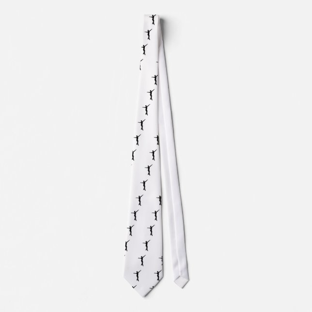 Figure skating man neck tie (Front)