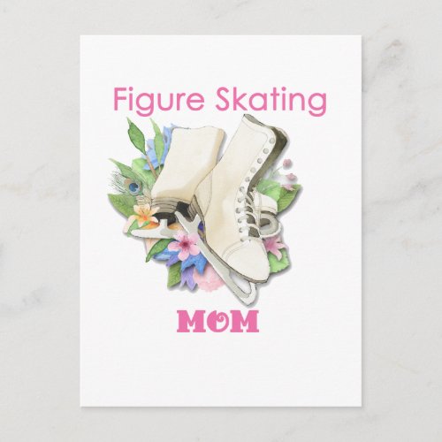 Figure Skating Mom Gift Best Pink Postcard