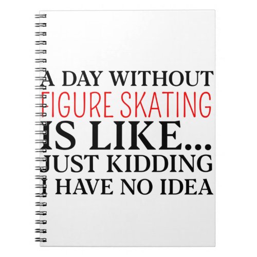 figure skating notebook
