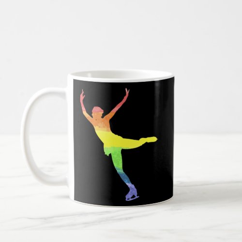 Figure Skating Outfit LGBTQ Stuff Pride Rainbow  Coffee Mug