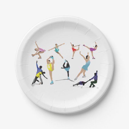 Figure Skating Paper Plates