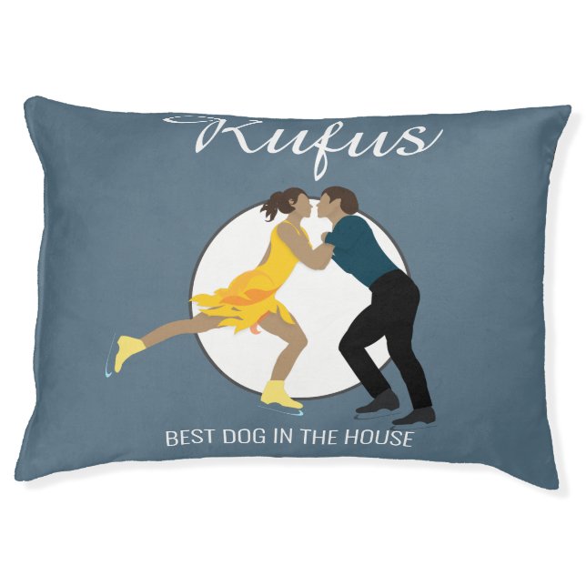 Figure Skating Pet Bed (Front)