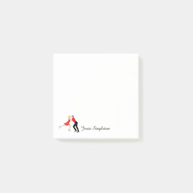 Figure Skating Post-it Notes (Front)