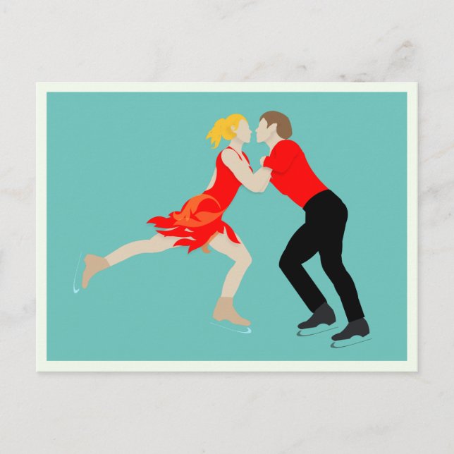 Figure Skating Postcard (Front)
