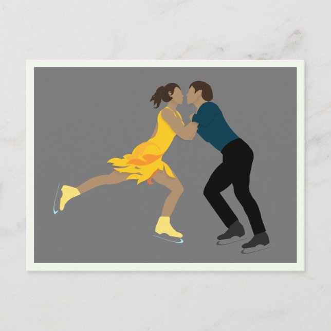 Figure Skating Postcard (Front)