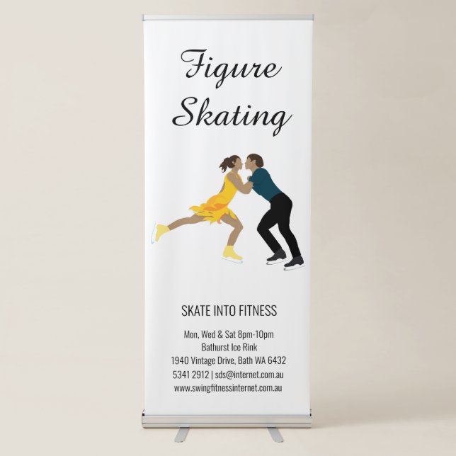 Figure Skating Retractable Banner (Front)