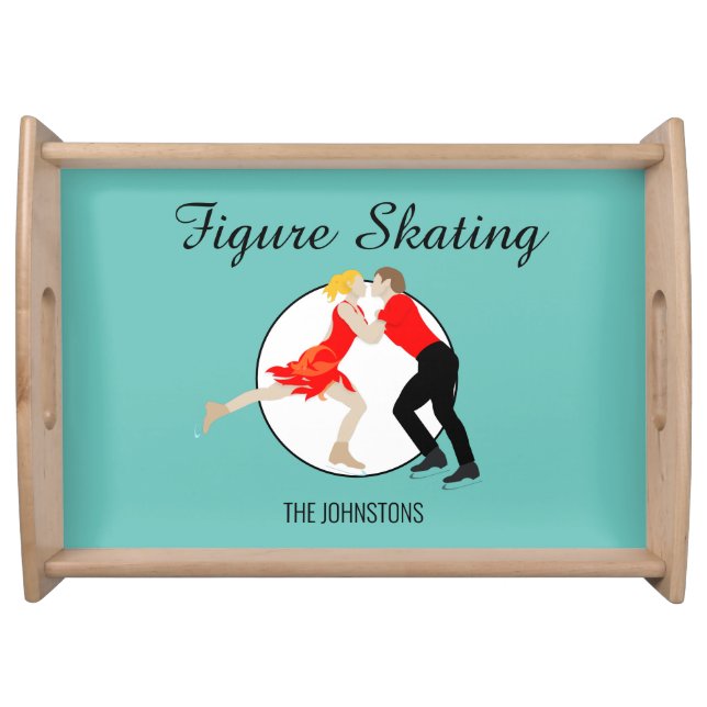 Figure Skating Serving Tray (Front)