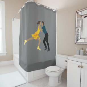 Figure Skating Shower Curtain