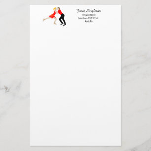 Figure Skating Stationery