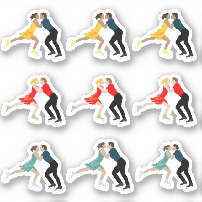 Figure Skating Sticker (Front)