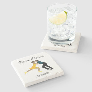 Figure Skating Stone Coaster