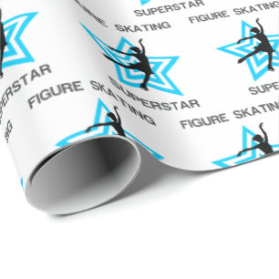 Figure Skating Superstar Wrapping Paper