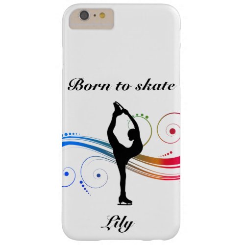 Figure Skating Swirl Barely There iPhone 6 Plus Case