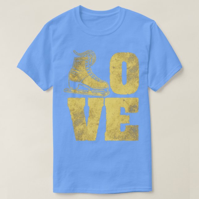 Figure Skating T-Shirt (Design Front)