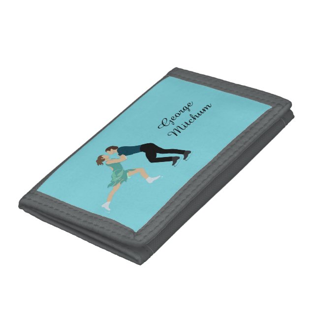 Figure Skating Tri-fold Wallet (Bottom)