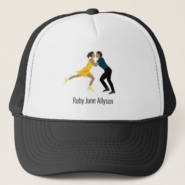 Figure Skating Trucker Hat (Front)