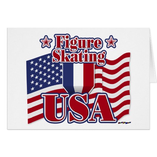 Figure Skating USA Cards (Front Horizontal)