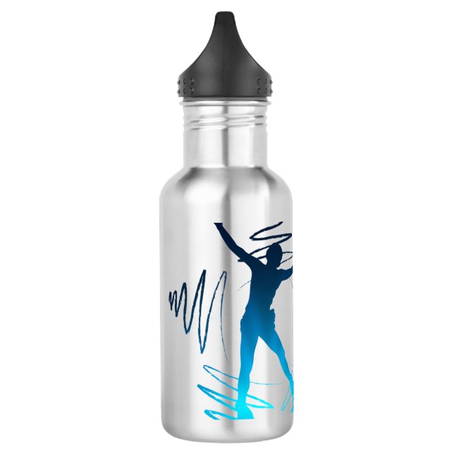 Figure skating water bottle Star skater blue (Left)