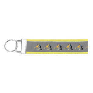 Figure Skating Wrist Keychain
