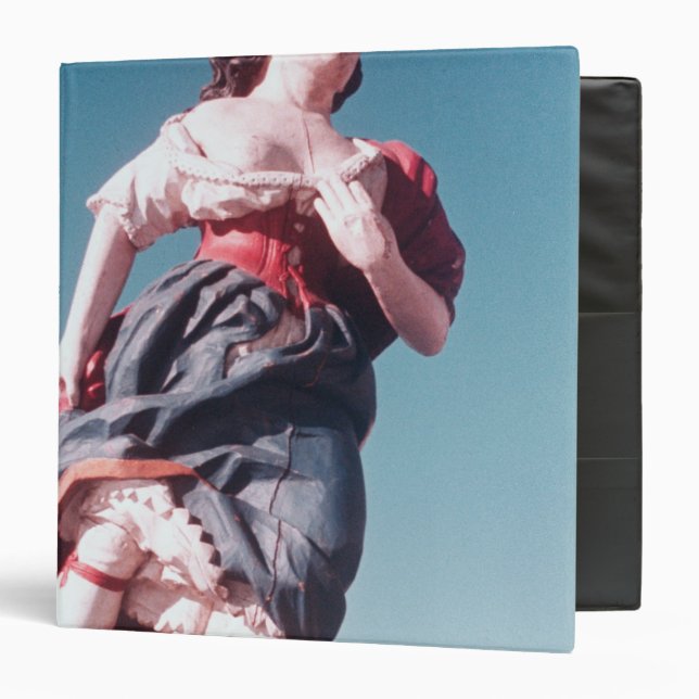 Figurehead from unknown sailing ship binder (Front/Inside)