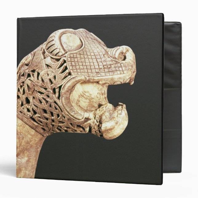 Figurehead of a Viking Longship, found at Oseberg, Binder (Front/Inside)