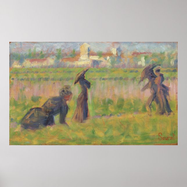 Figures in a Landscape Poster (Front)