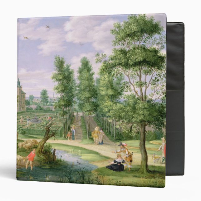 Figures in the Grounds of a Country House Binder (Front/Inside)