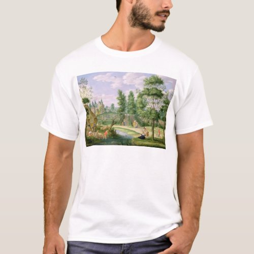 Figures in the Grounds of a Country House T_Shirt