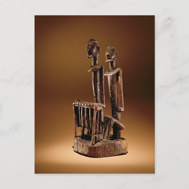 Figures with xylophone postcard (Front)