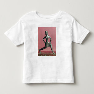 Figurine of a girl running, toddler t-shirt